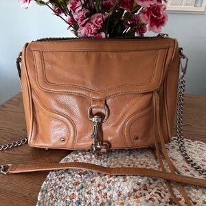 Rebecca Minkoff Tan Leather Crossbody Bag